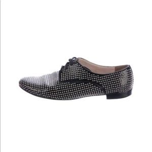 Miu Miu Studded Oxfords